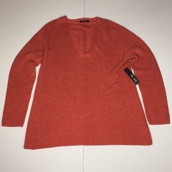Nic and Zoe Sweater V Neck Knit Large NWT - Picture 1 of 5